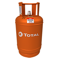 Total gas 13kg new cylinder